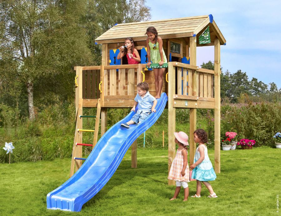 Jungle Gym Jungle Playhouse XL Wooden Climbing Frame